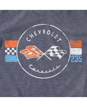Pánske tričko Chevrolet Corvette 235 Retro