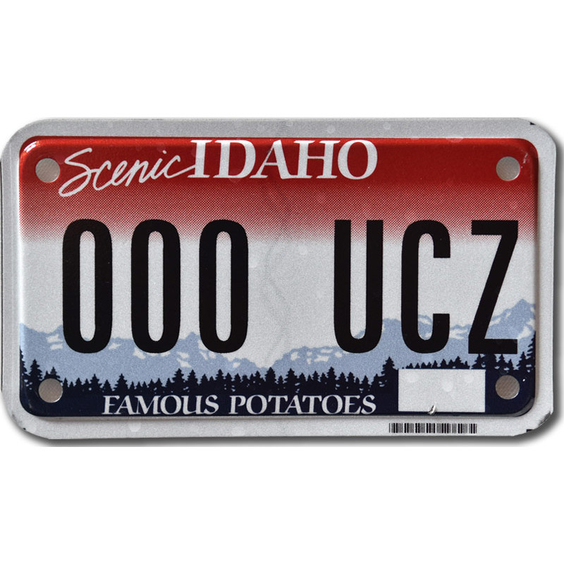 Moto americká SPZ Idaho 000 UCZ