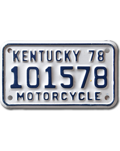 Moto americká SPZ Kentucky 101578