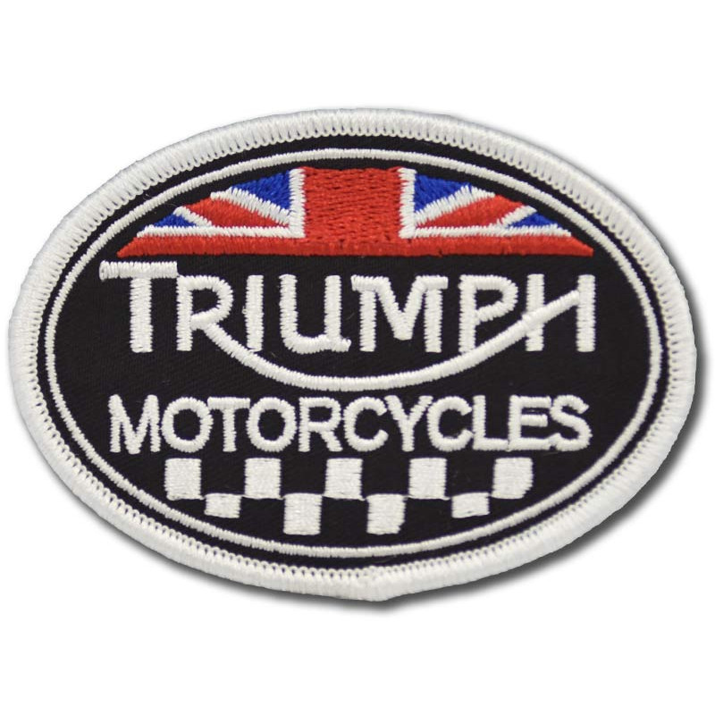 Moto nášivka Triumph Oval 8 cm x 5 cm