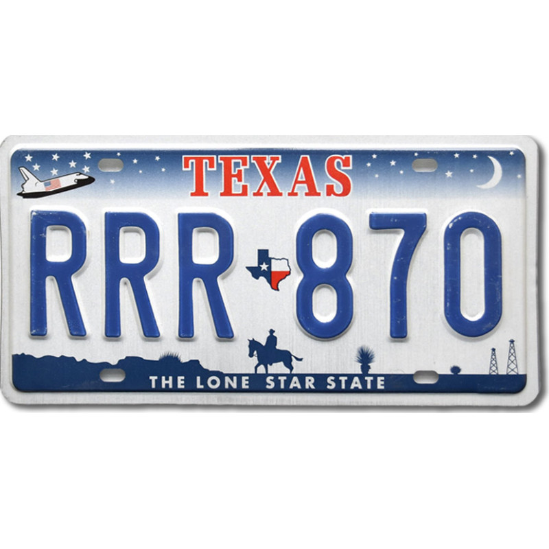 Americká ŠPZ Texas Horse RRR 870