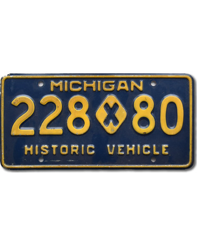 Americká ŠPZ Michigan Historic Vehicle 228-80