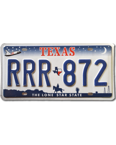 Americká ŠPZ Texas Horse RRR 872