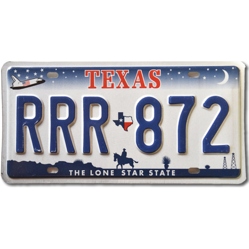 Americká ŠPZ Texas Horse RRR 872