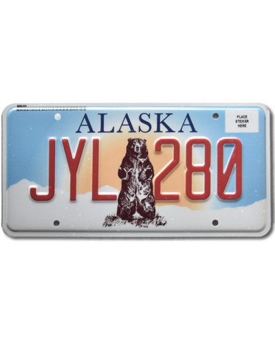 Americká SPZ Alaska Grizzly Bear JYL 280