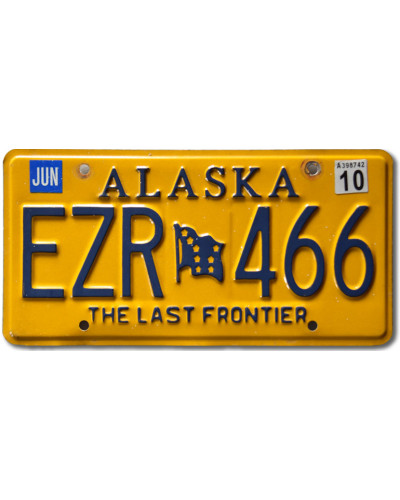 Americká ŠPZ Alaska Last Frontier EZR 466