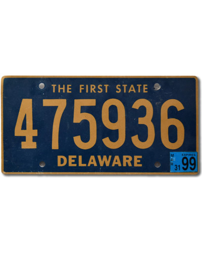 Americká ŠPZ Delaware The First State 475936