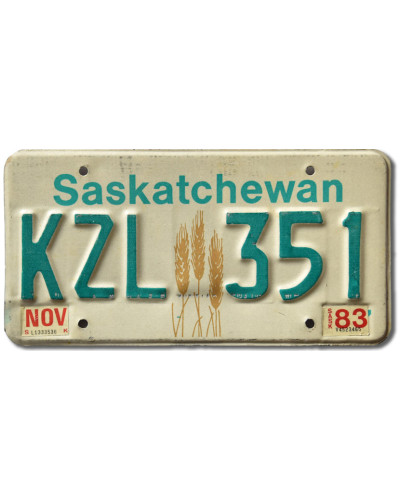 Kanadská SPZ Saskatchewan Wheat KZL 351