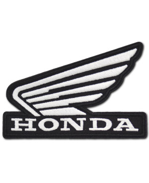 Moto nášivka Honda White Wing 9 cm x 6 cm