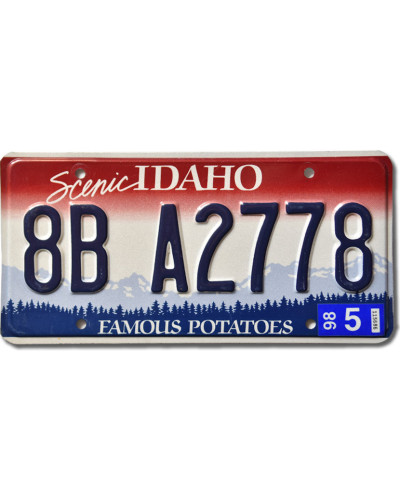 Americká SPZ Idaho Potatoes