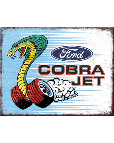 Plechová ceduľa Ford Cobra Jet 40 cm x 32 cm