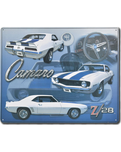 Plechová ceduľa Chevrolet Camaro Z28 30 cm x 38 cm