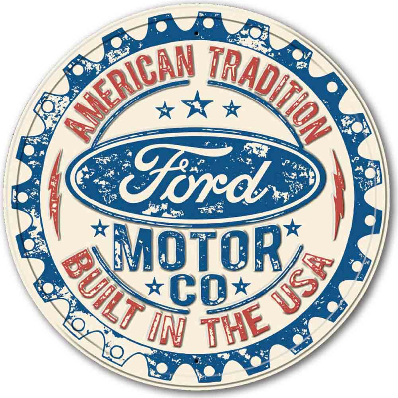 Plechová ceduľa Ford Motor Co. Tradition 30 cm