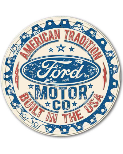 Plechová ceduľa Ford Motor Co. Tradition 30 cm