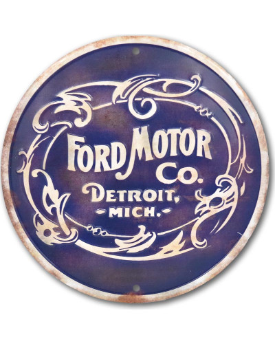 Plechová ceduľa Ford Motor Co. Historic logo 30 cm