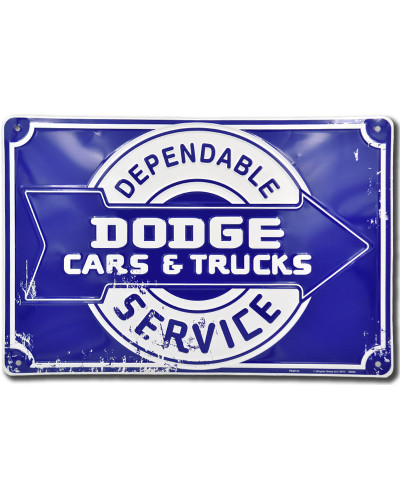 Plechová ceduľa Dodge Dependable Service 45 cm x 30 cm