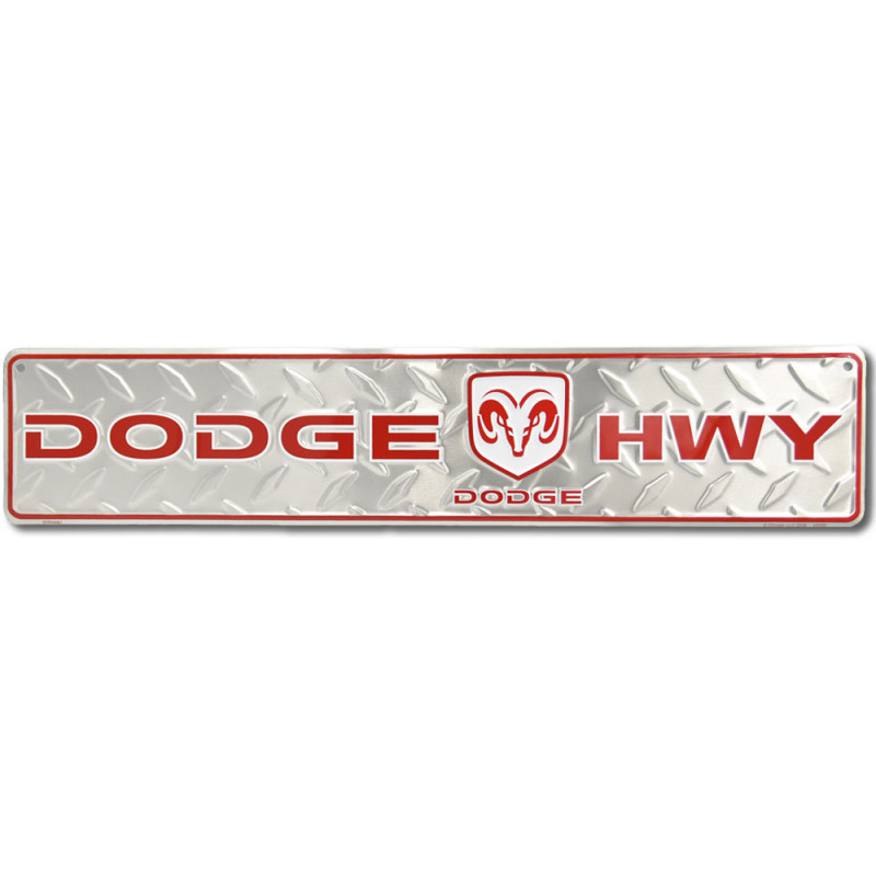 Plechová ceduľa Dodge Highway 60 cm x 13 cm