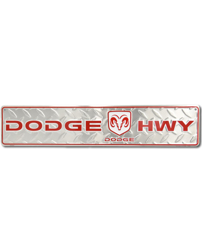 Plechová ceduľa Dodge Highway 60 cm x 13 cm