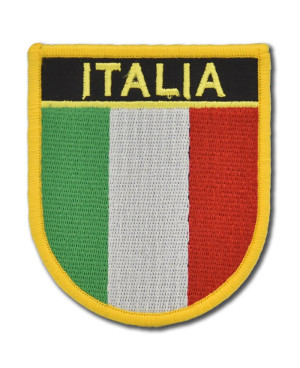 Moto nášivka Italia 8 cm x 7 cm