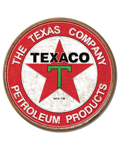 Plechová ceduľa Texaco - The Texas Company 30 cm