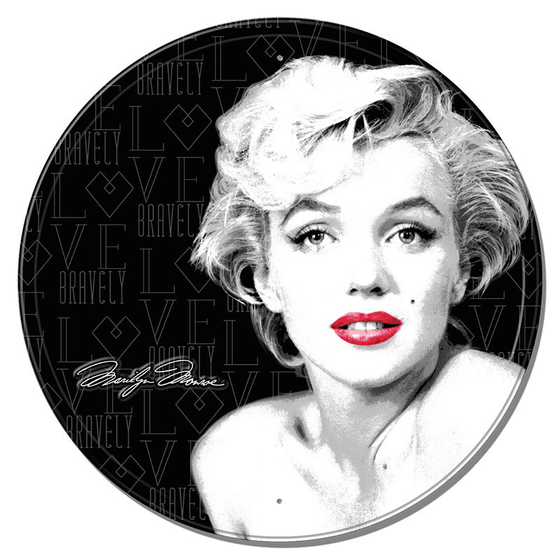 Plechová ceduľa Marilyn Monroe Round 30 cm