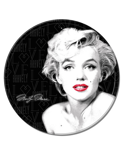 Plechová ceduľa Marilyn Monroe Round 30 cm