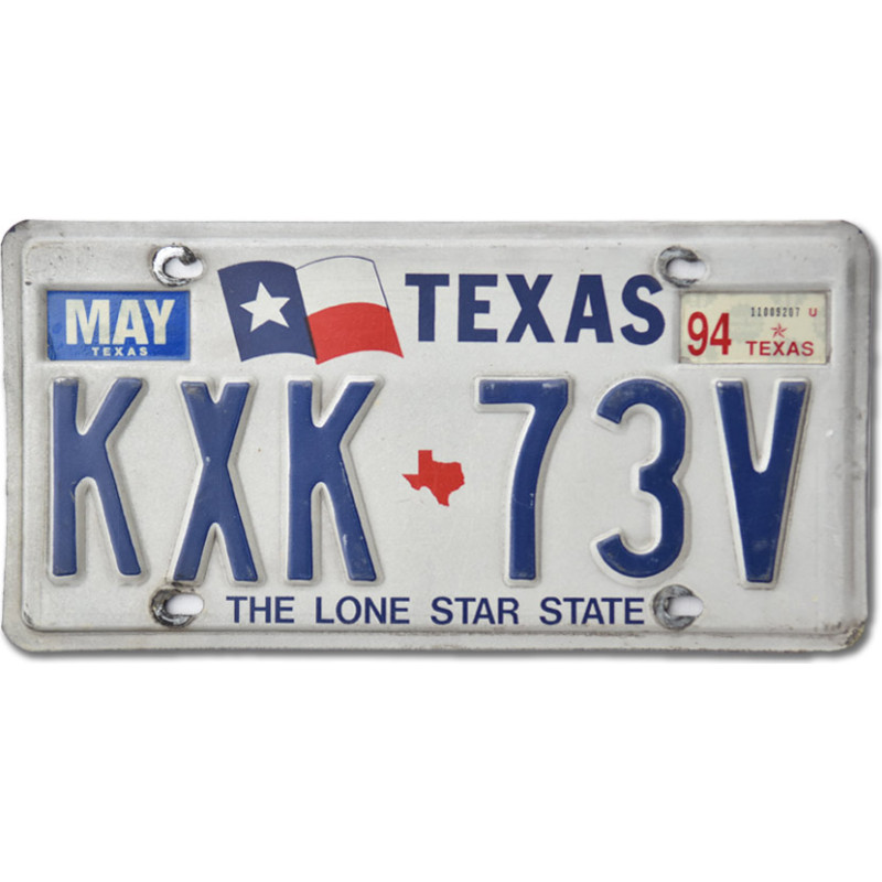 Americká ŠPZ Texas The Lone Star KXK 73V