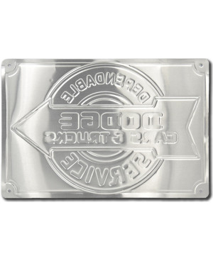 Plechová ceduľa Dodge Dependable Service 45 cm x 30 cm