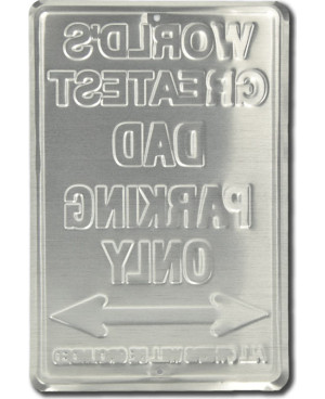 Plechová ceduľa Greatest Dad Parking Only 30 cm x 20 cm