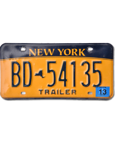 Americká ŠPZ New York Trailer BD-54135