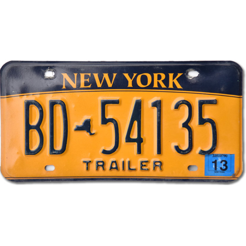 Americká SPZ New York Trailer BD-54135