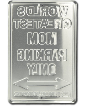 Plechová ceduľa Greatest Mom Parking Only 30 cm x 20 cm