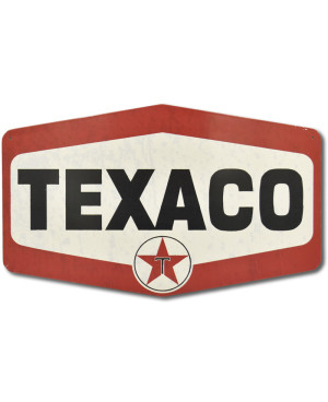 Plechová cedule Texaco logo big 42 cm x 25 cm