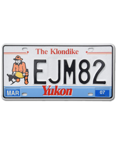 Kanadská ŠPZ Yukon The Klondike EJM82