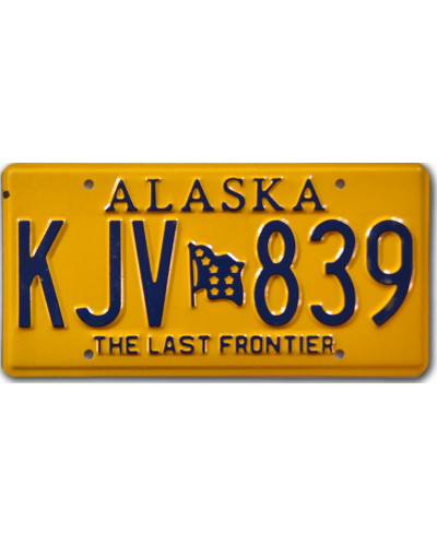 Americká SPZ Alaska Last Frontier KJV 839