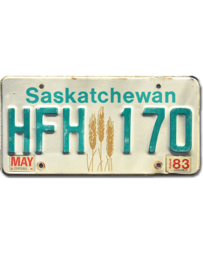 Kanadská ŠPZ Saskatchewan Wheat HFH 170