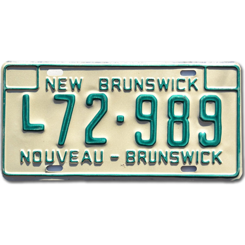 Americká SPZ New Brunswick L72-989