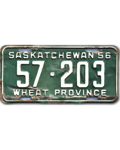 Kanadská ŠPZ Saskatchewan 1956 Wheat 57-203