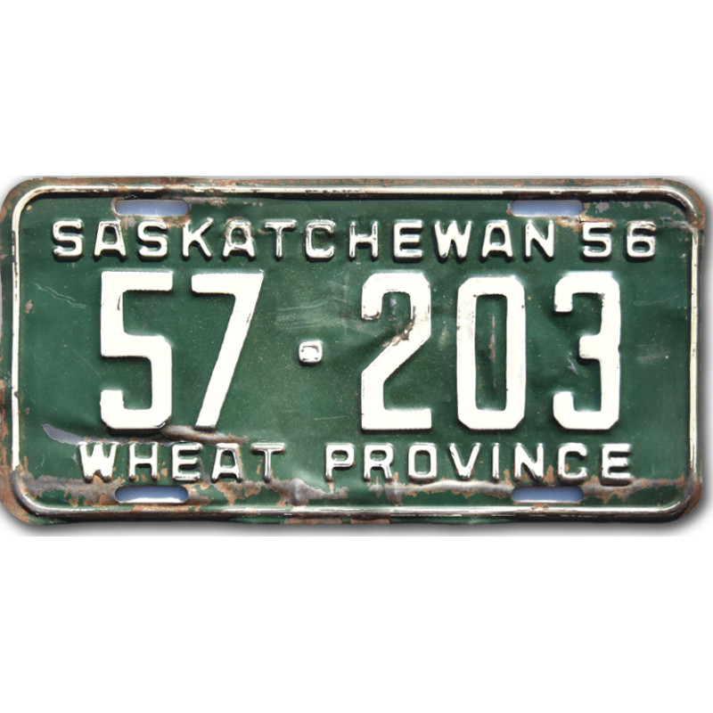 Kanadská ŠPZ Saskatchewan 1956 Wheat 57-203