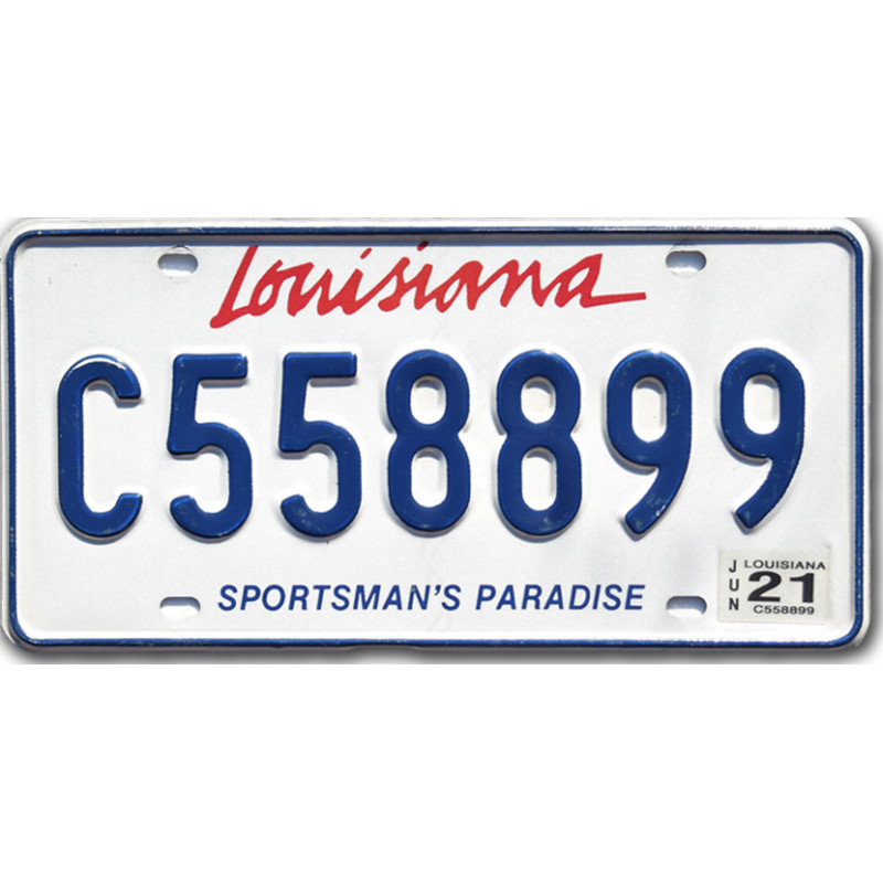 Americká SPZ Louisiana Sportsmans Paradise C558899