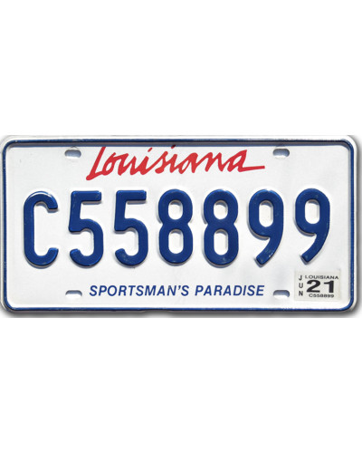 Americká SPZ Louisiana Sportsmans Paradise C558899