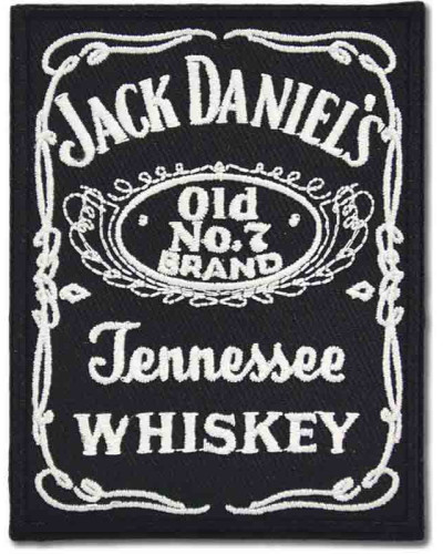 Nášivka Jack Daniels Black Label 8 cm x 6 cm